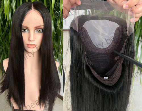 Jewish Wigs Virgin Human Hair Lace Top Wigs| Low Density