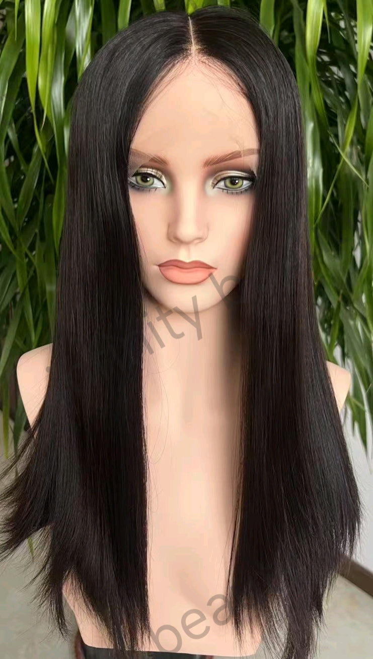 Jewish Wigs Virgin Human Hair Lace Top Wigs| Low Density