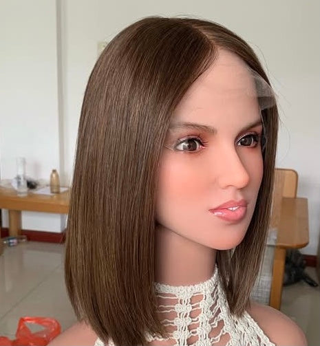 Jewish Wigs Double Drawn Virgin Human Hair Lace Front Wigs| Low Density
