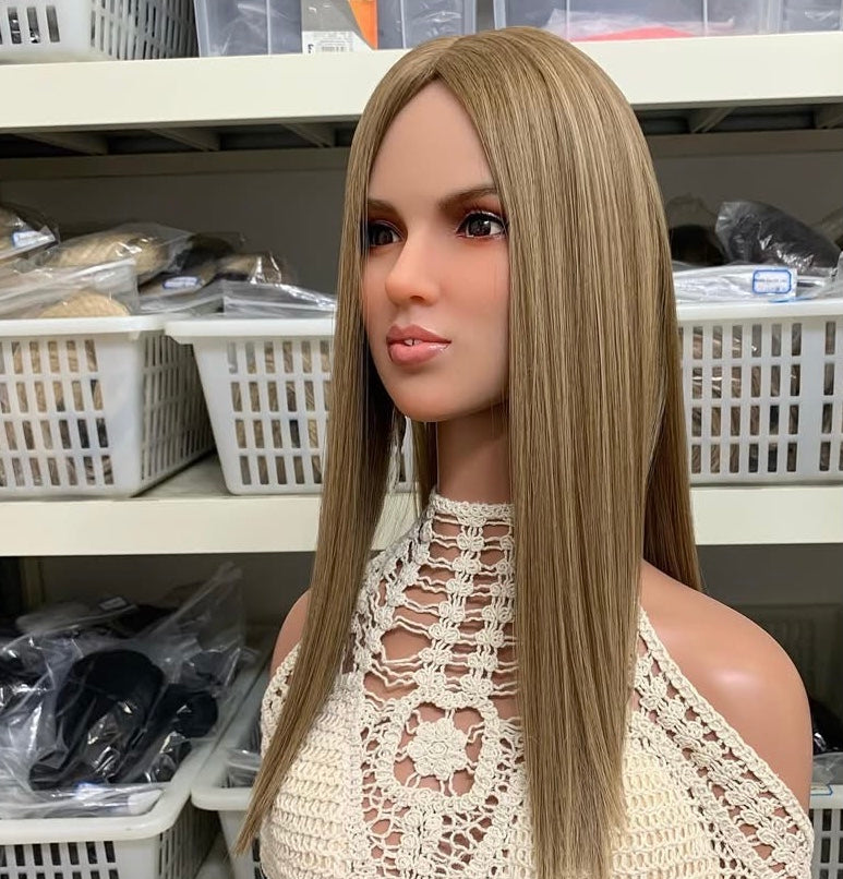 Jewish Wigs Natural Straight Balayage Virgin Human Hair Lace Top Wig