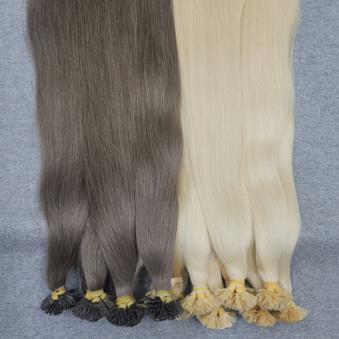 Flat Tip Hair Extensions | Remy Human Hair Keratin Flat Tip Human Hair Extension