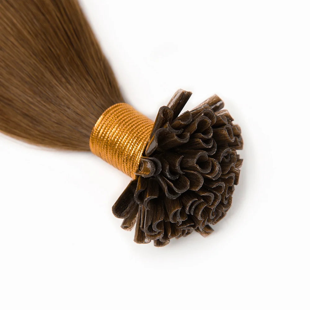 Factory Price Top Quality Virgin Human Hair Double Drawn Prebonded Hair Extensions Wholesale U/i/v/flat Tip Hair Extensions