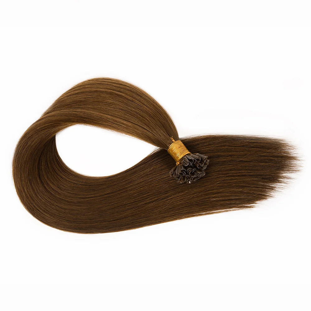 Factory Price Top Quality Virgin Human Hair Double Drawn Prebonded Hair Extensions Wholesale U/i/v/flat Tip Hair Extensions