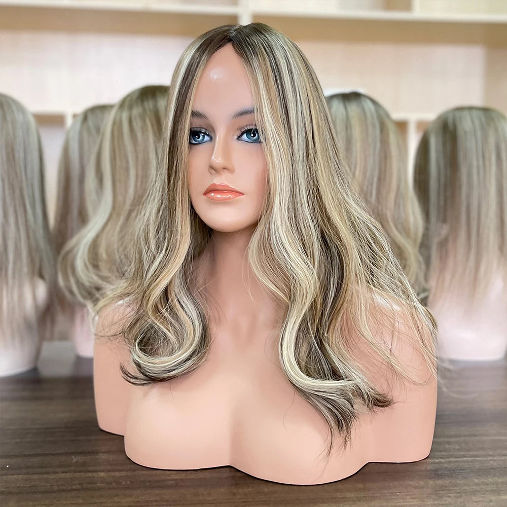Hair Topper High Quality Russian Human Hair Mono Lace Hair Toppers for Bald Women