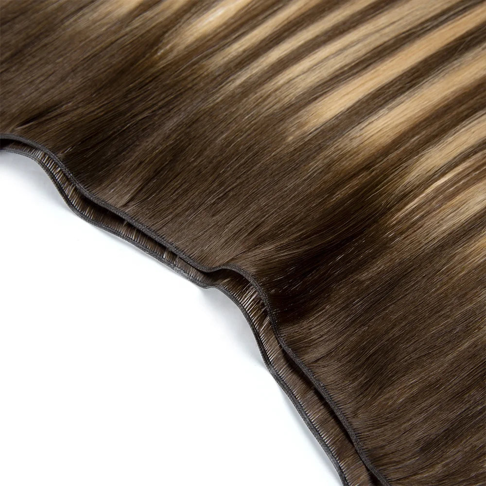 Whosale 100% Russian Single Donor Raw Virgin Hair No tangle No Shedding Sew in Genius Weft Human Hair Extensions
