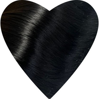 Flat Weft Human Hair Extensions 16”-22”