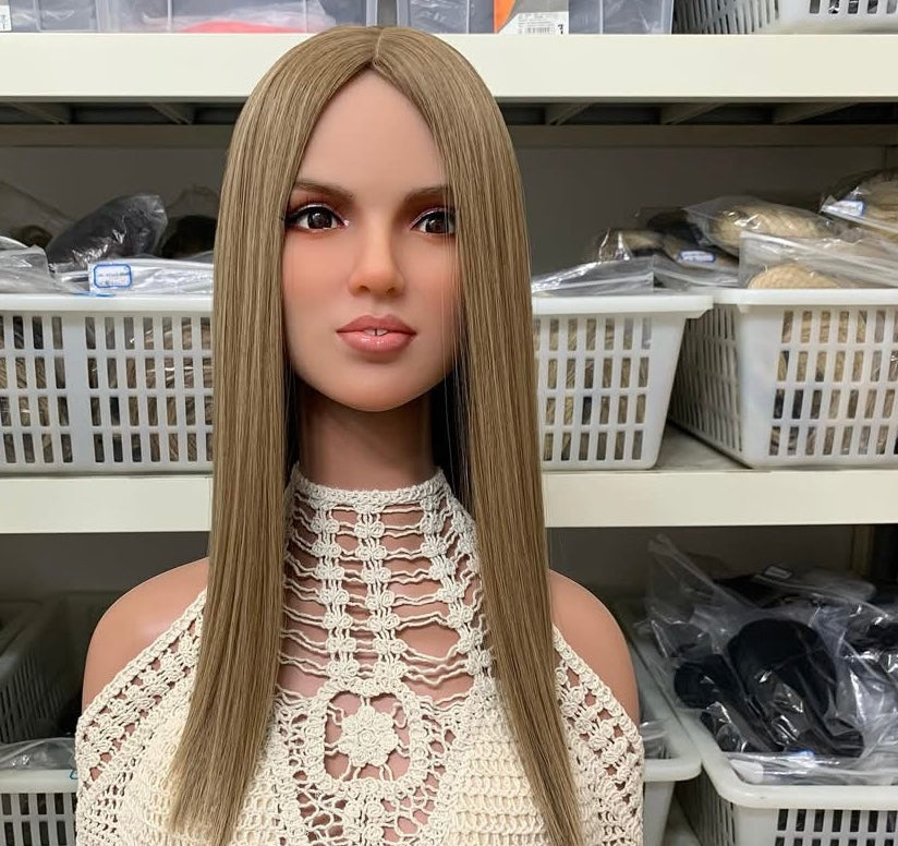 Jewish Wigs Natural Straight Balayage Virgin Human Hair Lace Top Wig