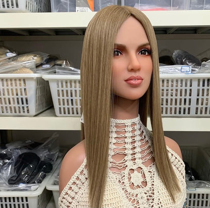 Jewish Wigs Natural Straight Balayage Virgin Human Hair Lace Top Wig