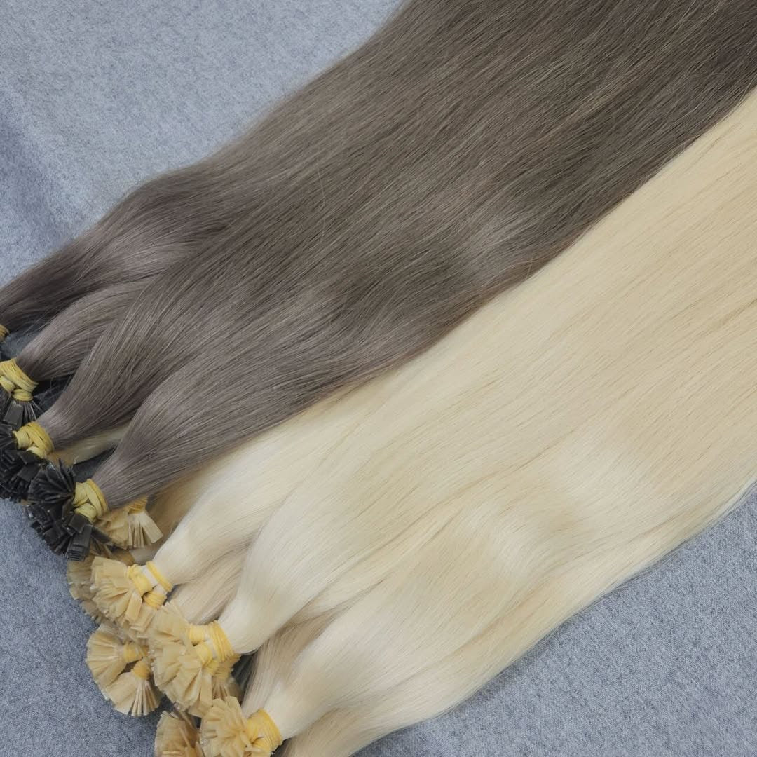 Flat Tip Hair Extensions | Remy Human Hair Keratin Flat Tip Human Hair Extension