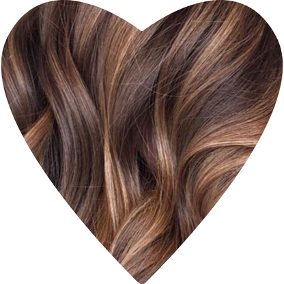 Flat Weft Human Hair Extensions 16”-22”