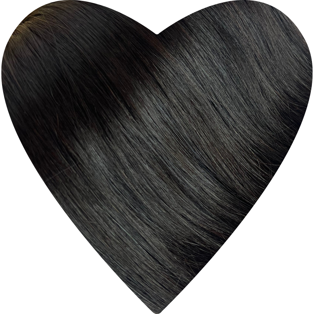 Flat Weft Human Hair Extensions 16”-22”