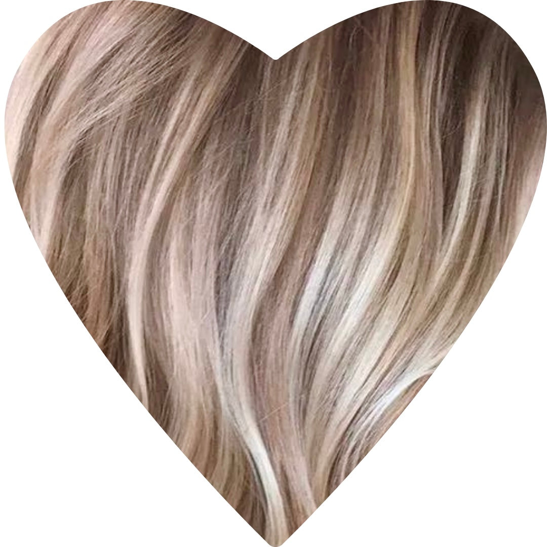 Flat Weft Human Hair Extensions 16”-22”