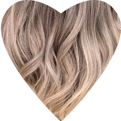Flat Weft Human Hair Extensions 16”-22”