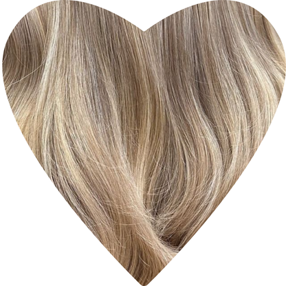Flat Weft Human Hair Extensions 16”-22”
