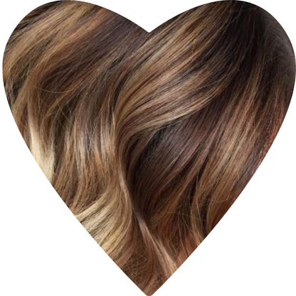 Flat Weft Human Hair Extensions 16”-22”