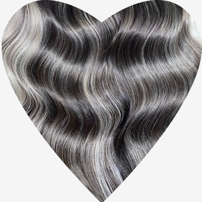 Flat Weft Human Hair Extensions 16”-22”