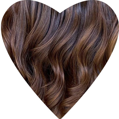 Flat Weft Human Hair Extensions 16”-22”