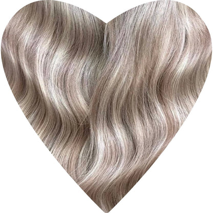Flat Weft Human Hair Extensions 16”-22”