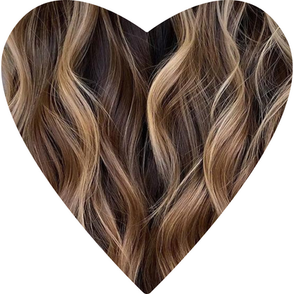 Flat Weft Human Hair Extensions 16”-22”