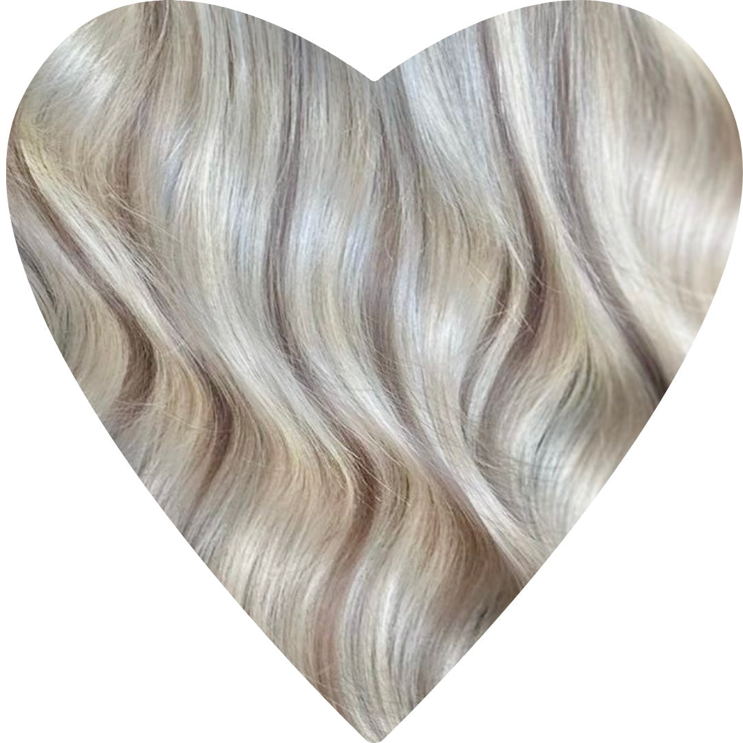 Flat Weft Human Hair Extensions 16”-22”