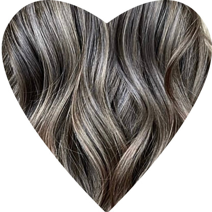 Flat Weft Human Hair Extensions 16”-22”