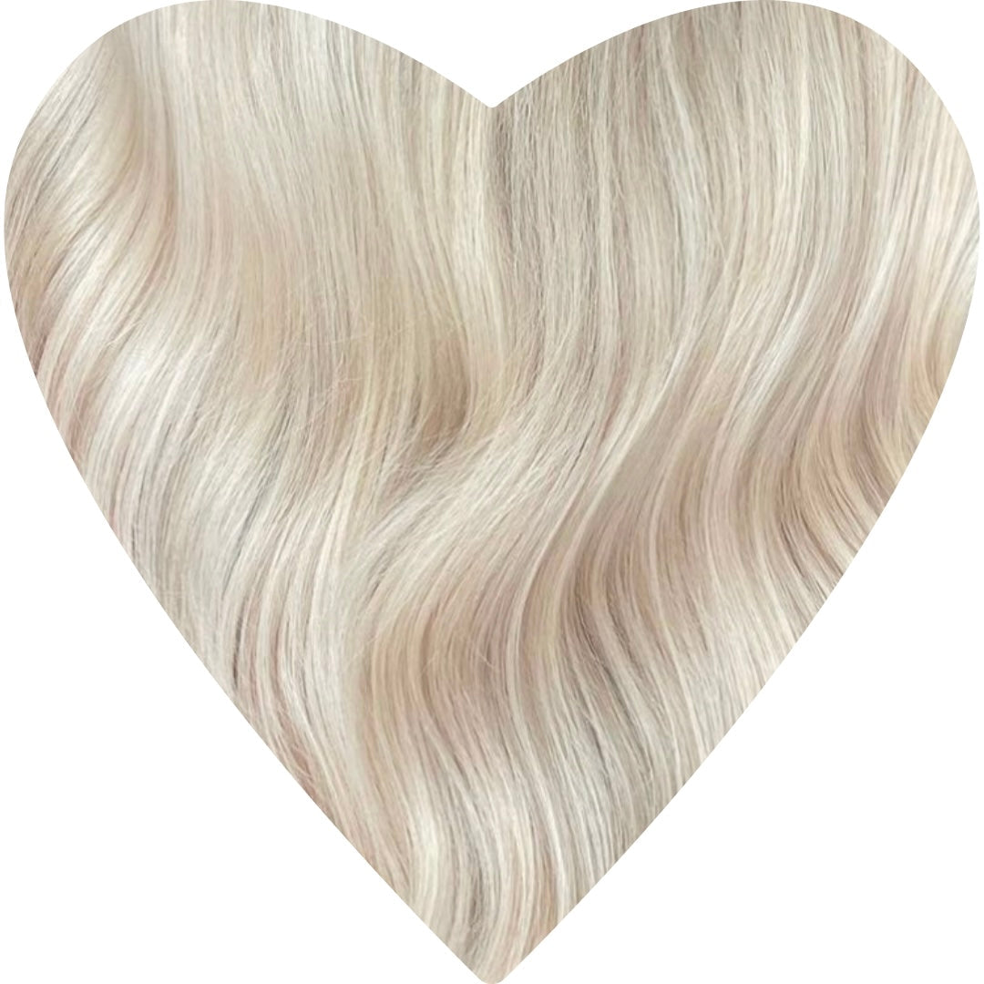 Flat Weft Human Hair Extensions 16”-22”