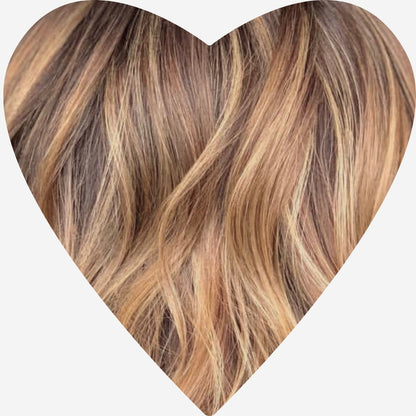 Flat Weft Human Hair Extensions 16”-22”