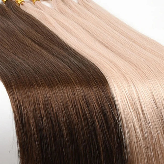 Manufacturer Direct Sale 100% Real Premium Remy Human Hair Thick Root U Tip Seamless Keratin Pre-Bonded Nail Hair Extensions
