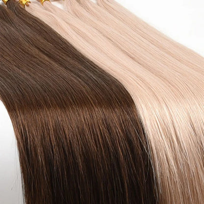 Manufacturer Direct Sale 100% Real Premium Remy Human Hair Thick Root U Tip Seamless Keratin Pre-Bonded Nail Hair Extensions